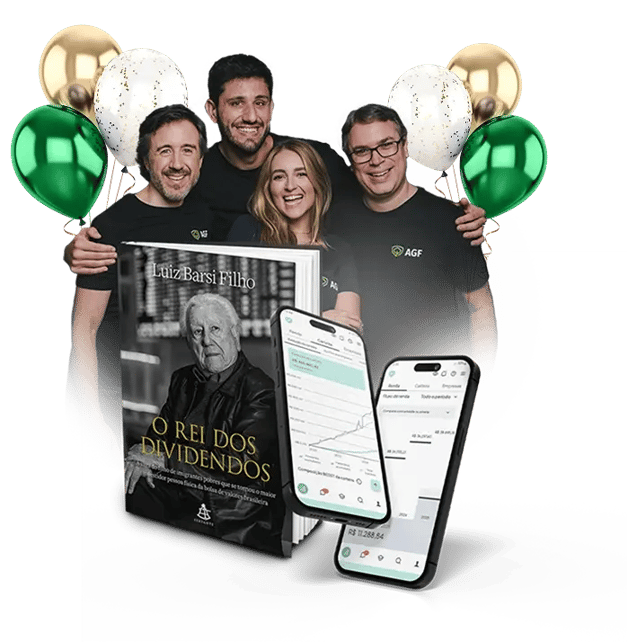 Família AGF, Livro O Rei dos Dividendos, App AGF e curso BESST