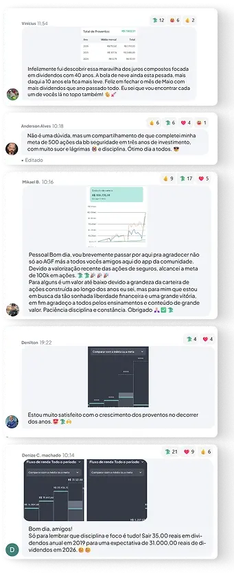 Depoimentos de alunos do Jeito Barsi de Investir