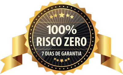 100% Risco Zero - 7 dias de garantia