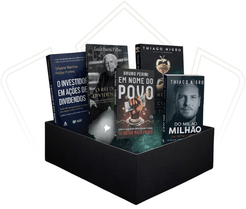 Box de livros físicos